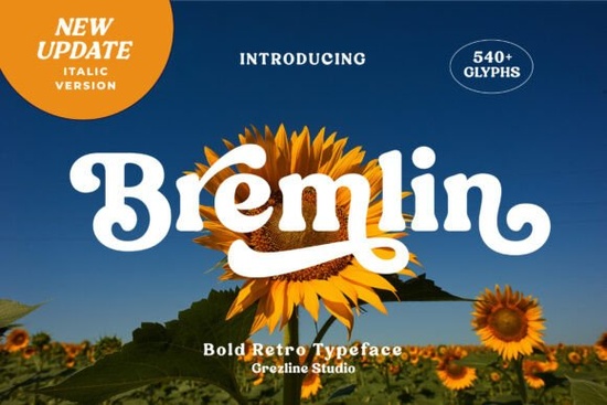 Bremlin Italic Font